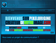 Tablet Screenshot of pixelorigine.com